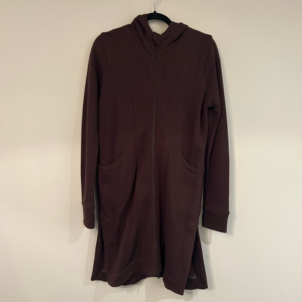 NWT ECHO VERDE Brown Hooded Jacket